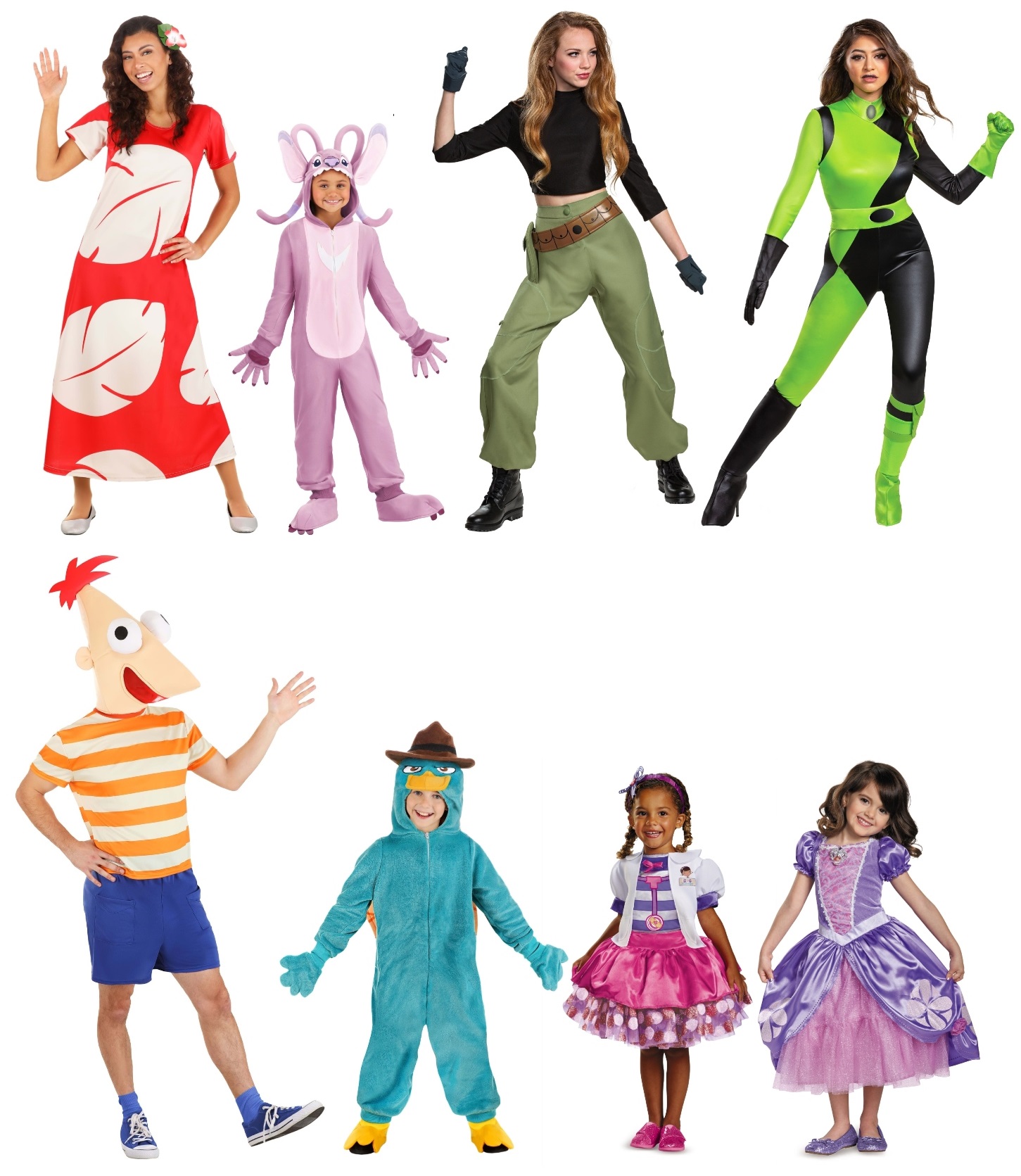 Cartoon Disney Character Costumes