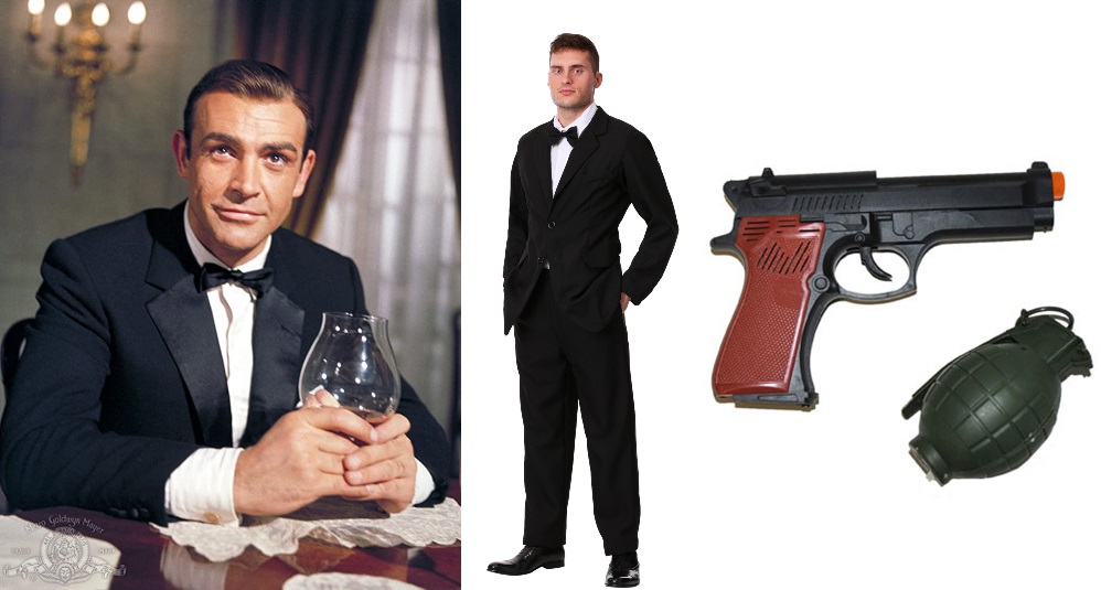 Black Suit James Bond Costume