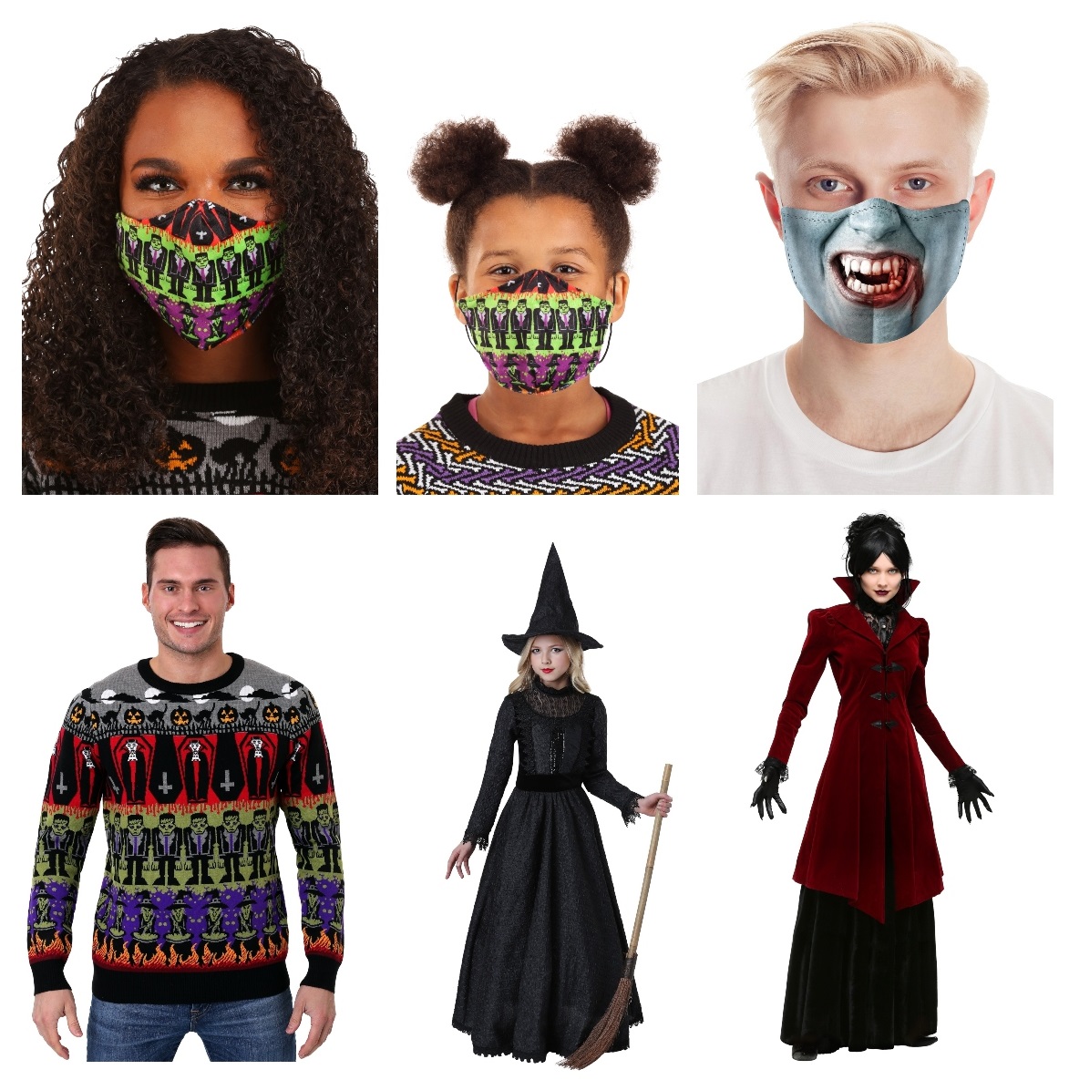 halloween face mask costumes