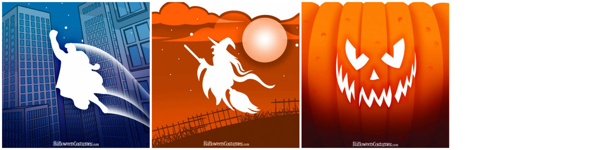 Printables of a Superhero, a Witch, and a Jack-o-Lantern