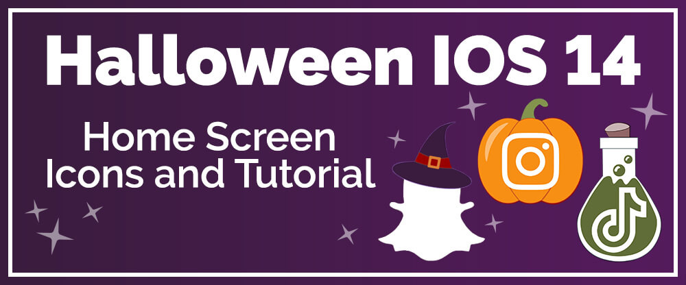 Halloween iOS 14 Home Screen Icons and Tutorial