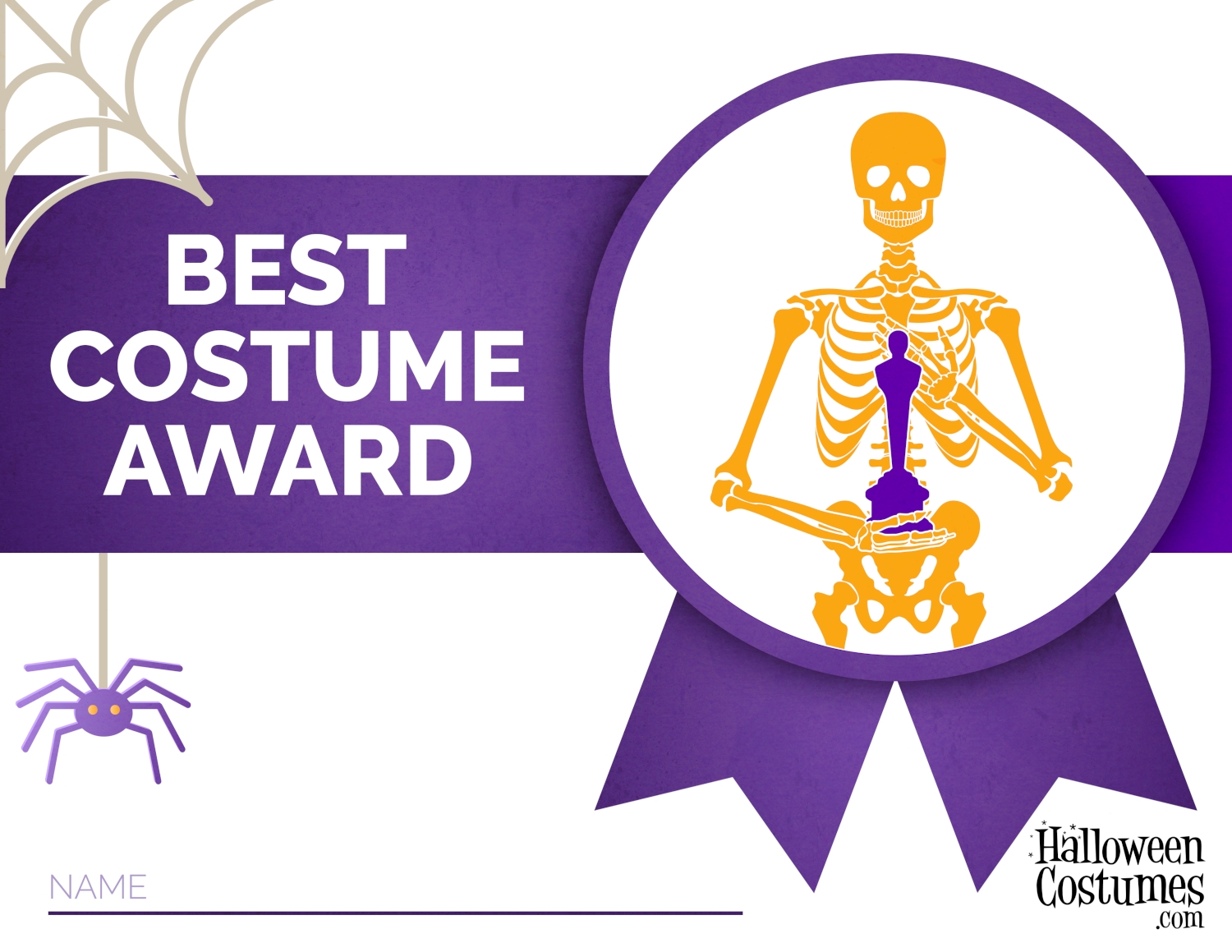 Best Halloween Costume Award