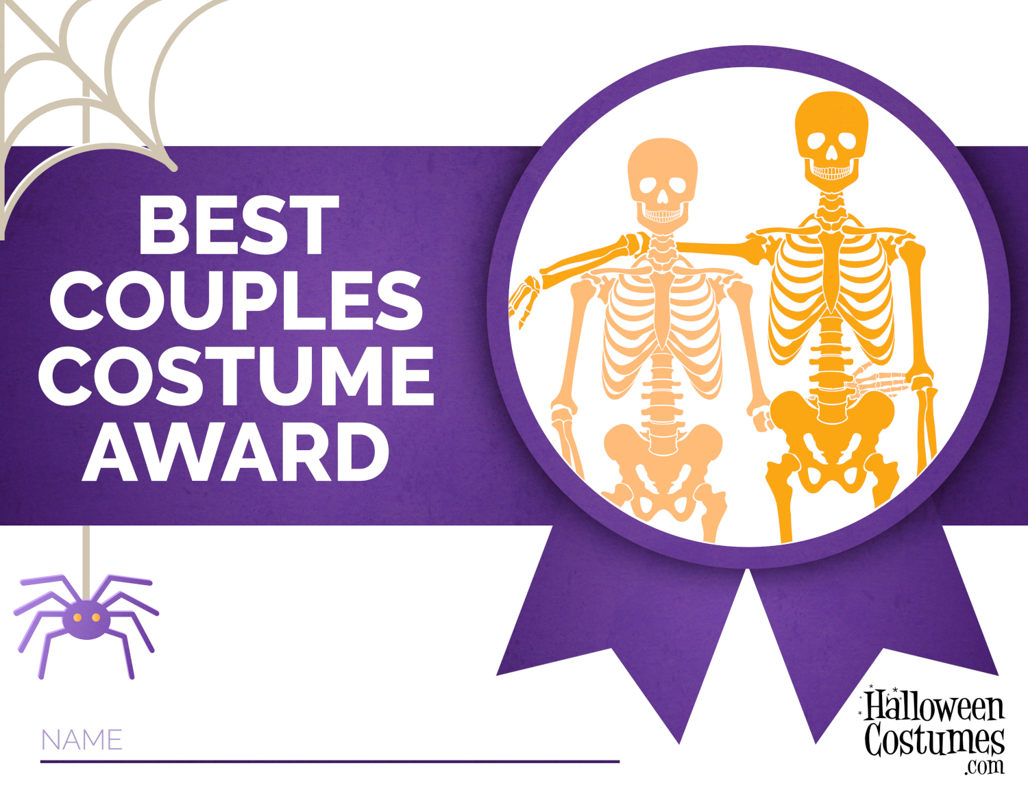 Best Couples Halloween Costume Award