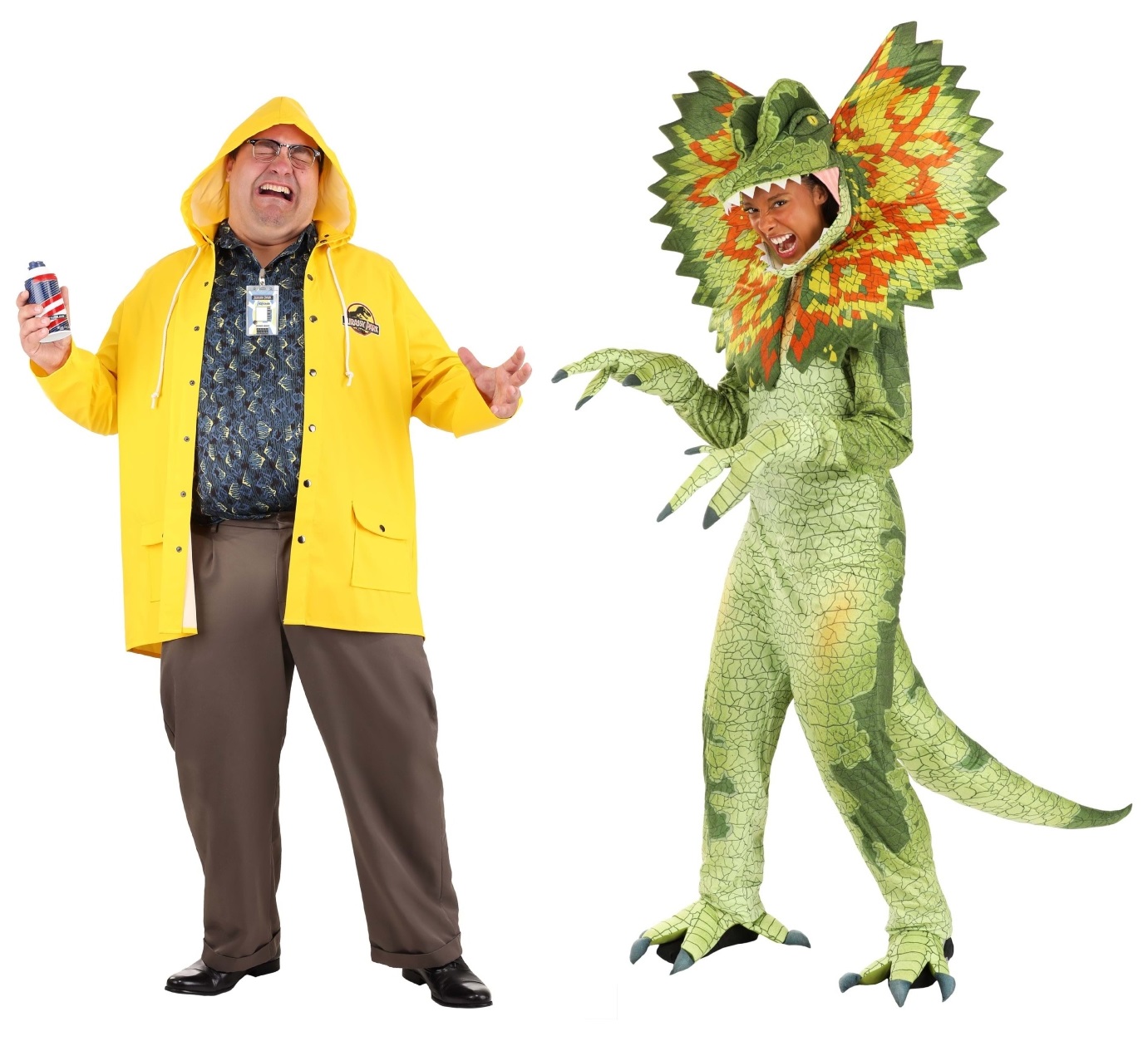 Dennis Nedry and Dilophosaurus Costume