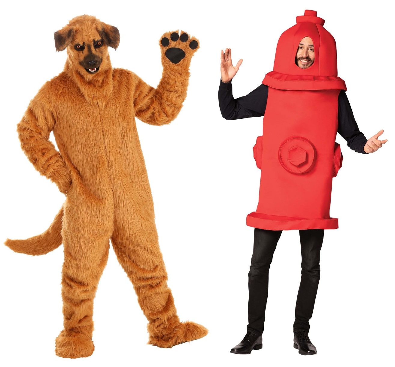 Dog and Fire Hydrant Costume