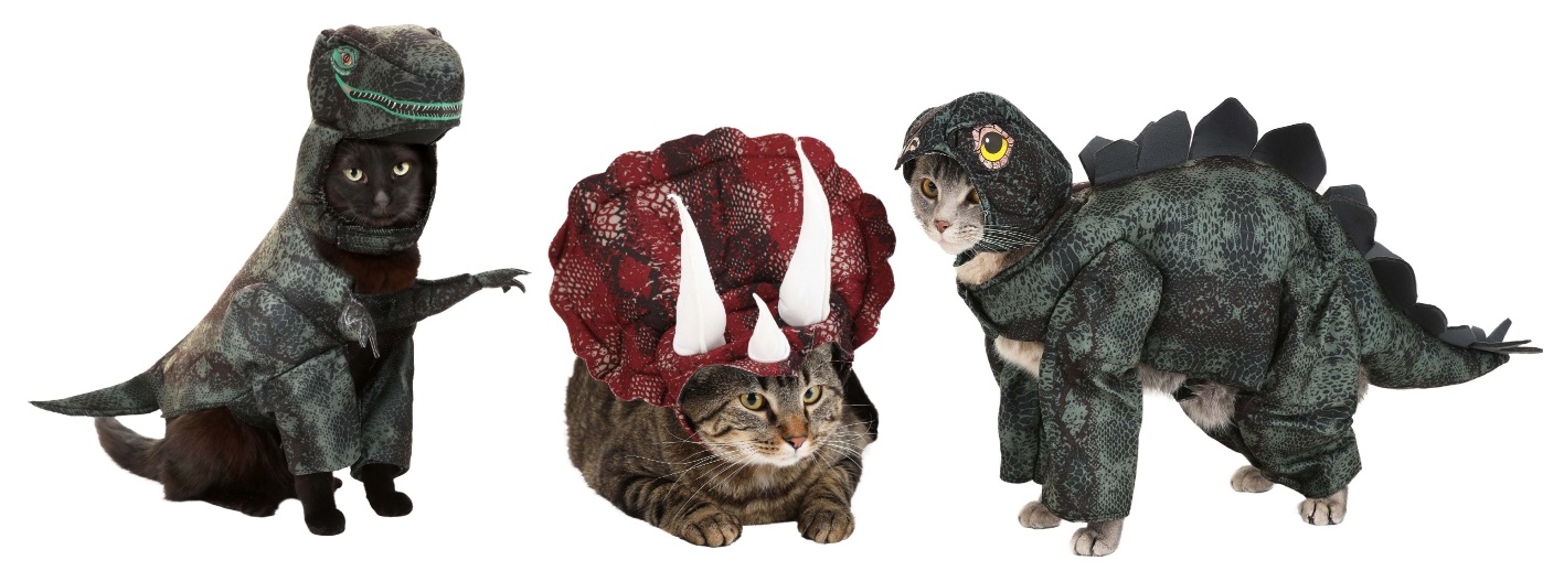 Dinosaur Cat Costumes