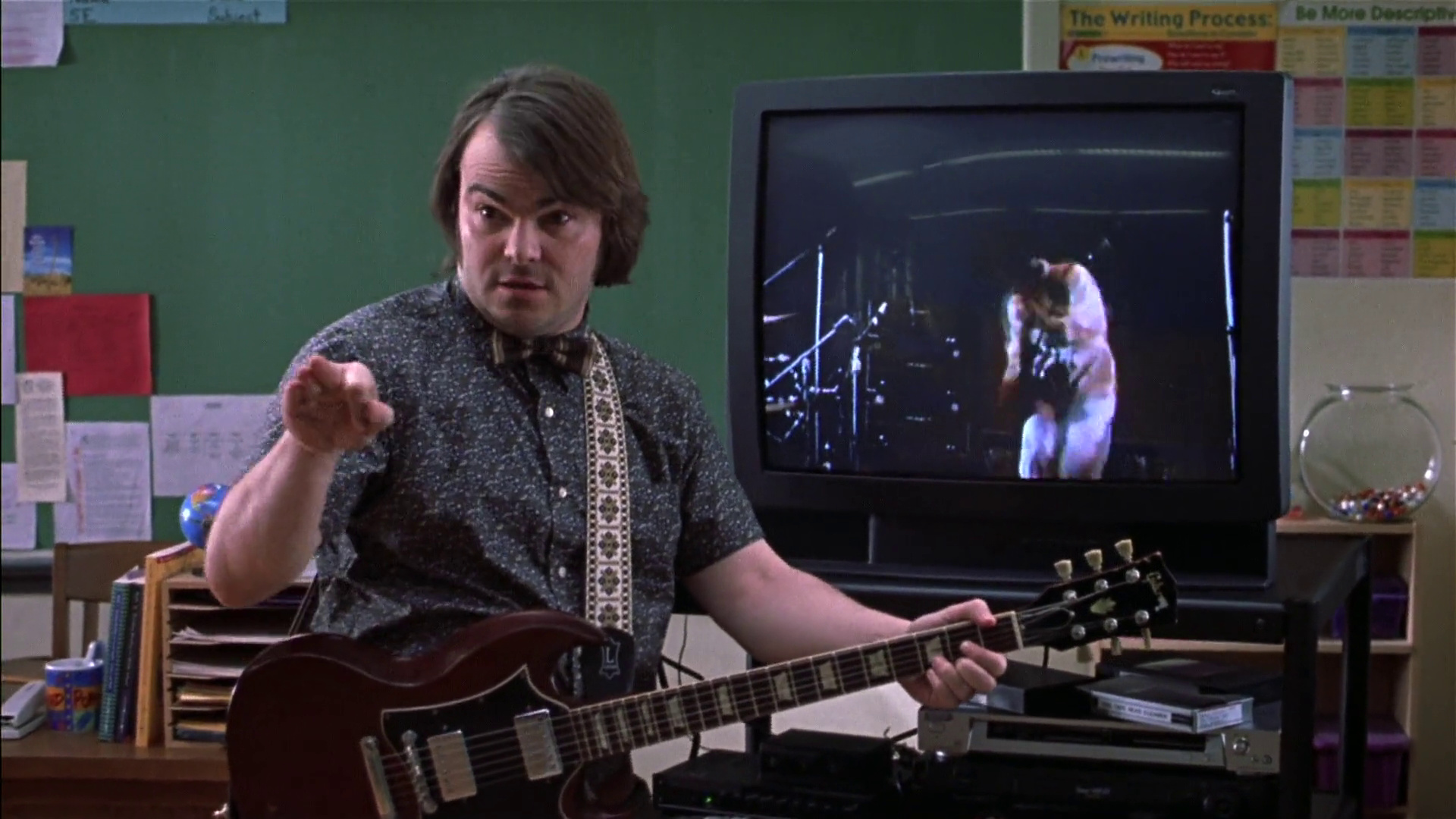 School Of Rock Jack Black GIF