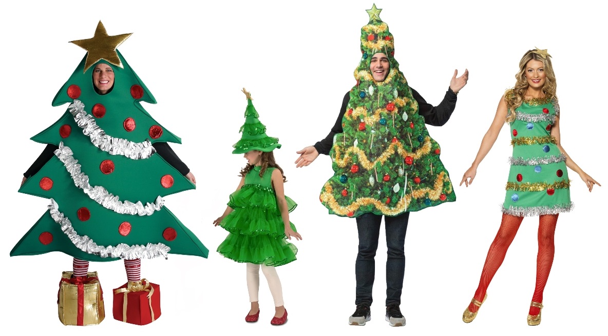 Christmas Tree Costumes for Christmas in July