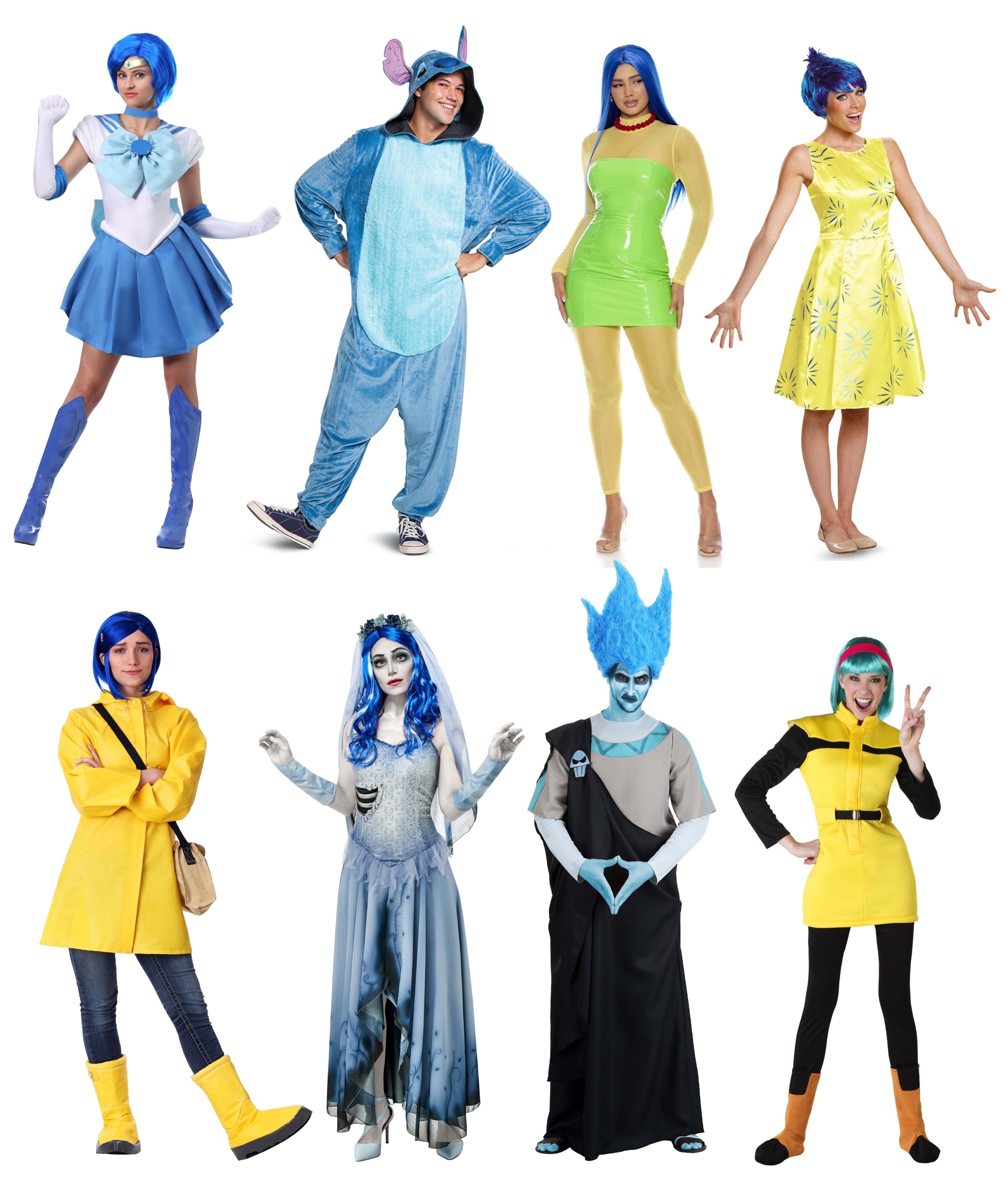 Halloween Costumes for Blue Hair