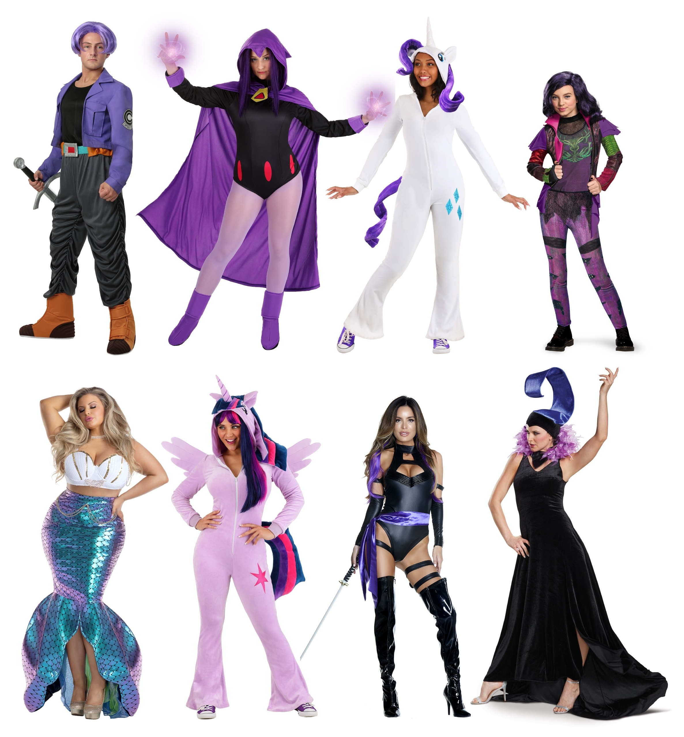 Halloween Costumes for Purple Hair