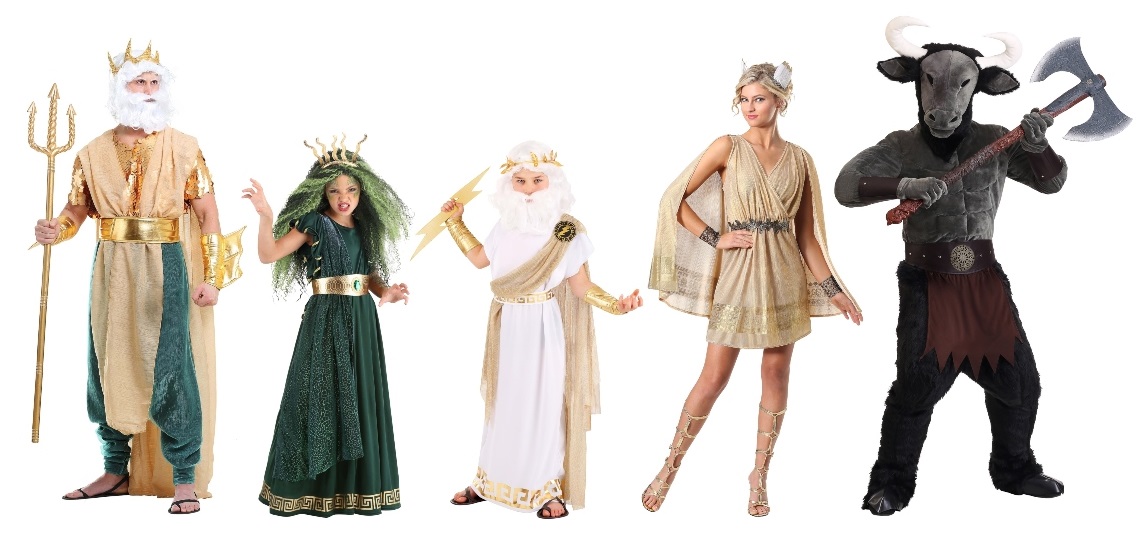 Roman and Greek Gods Costumes