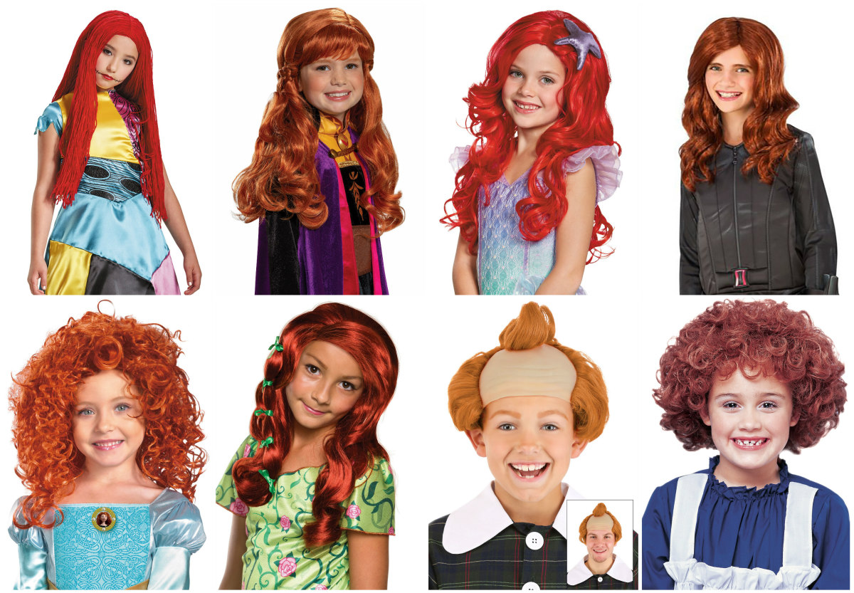 Kids' Red Wig Characters