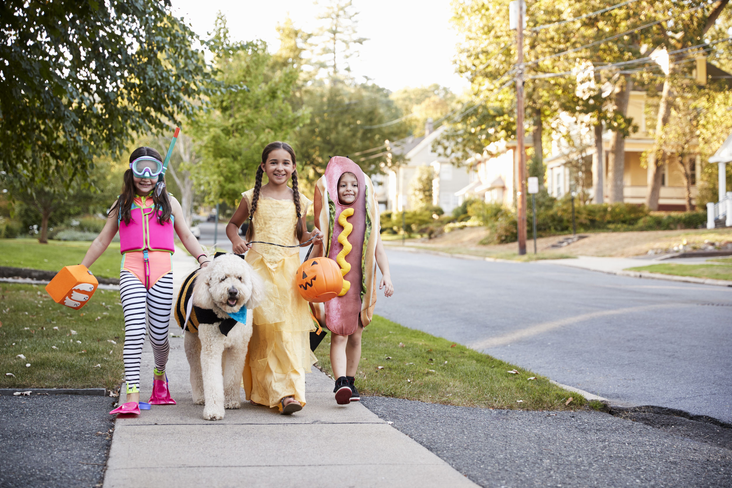 Walking Trick or Treaters