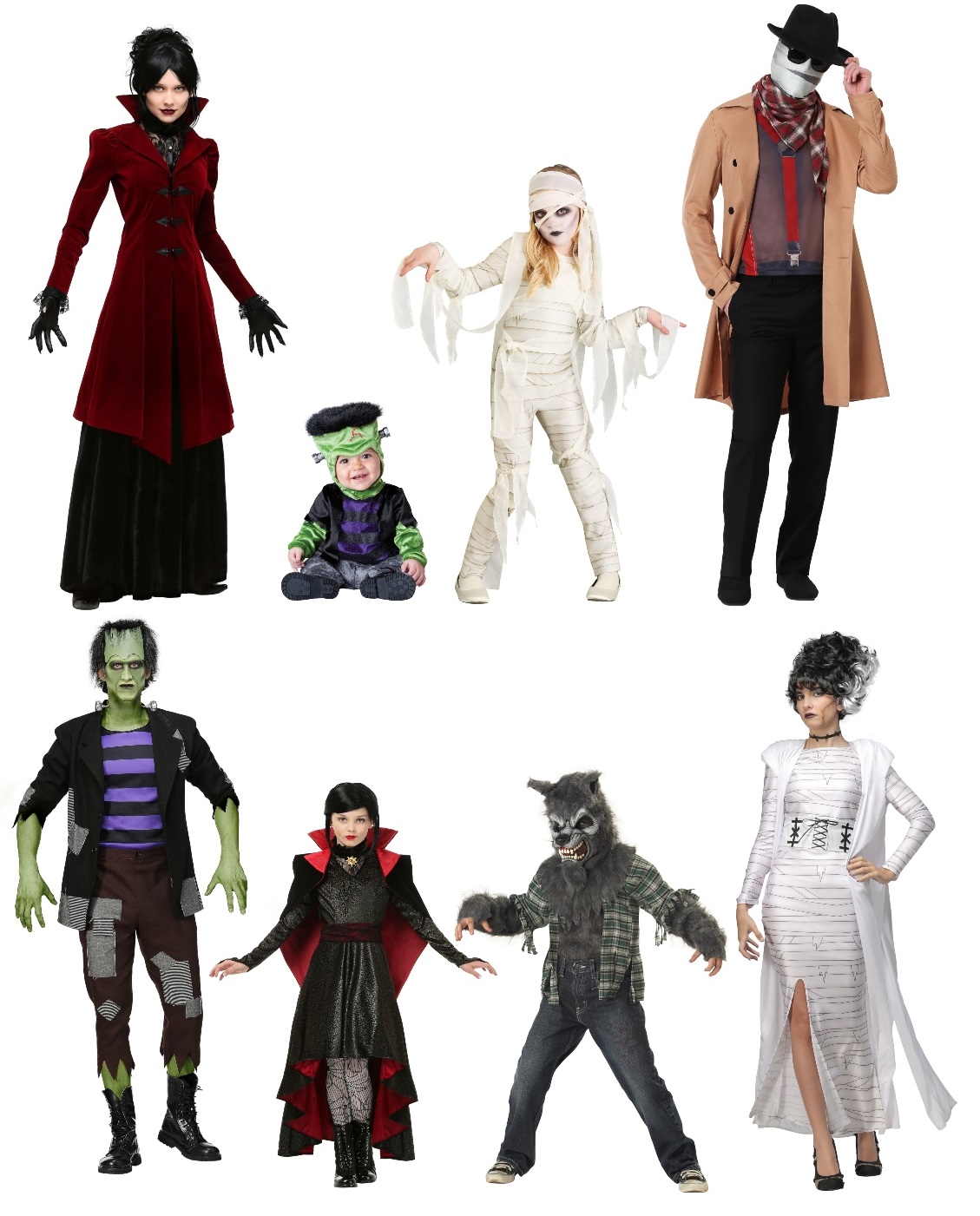 Universal Monsters Group Costumes