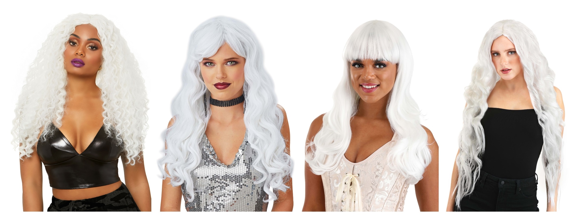 Women's White Wigs