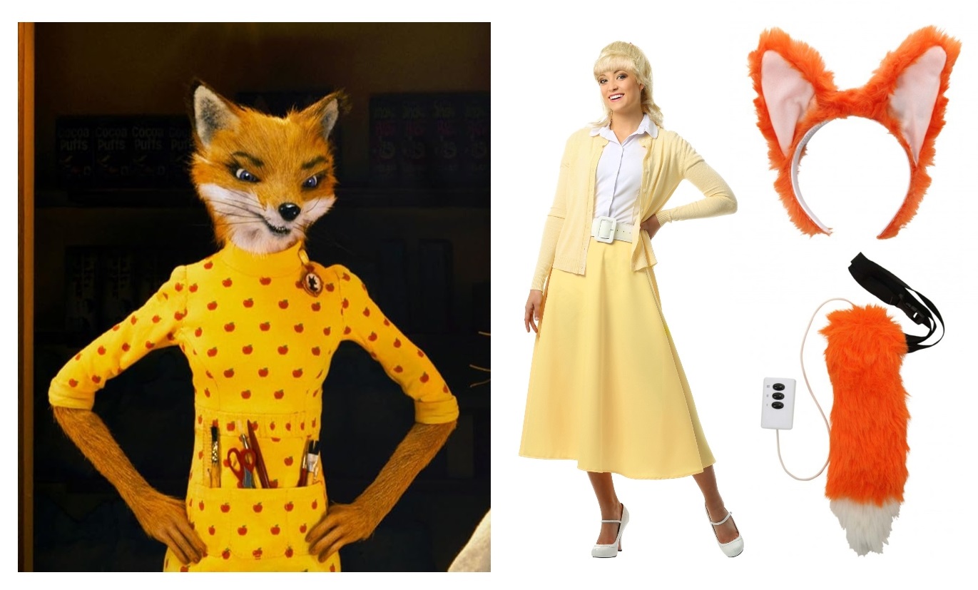 DIY Fantastic Mrs. Fox Costume