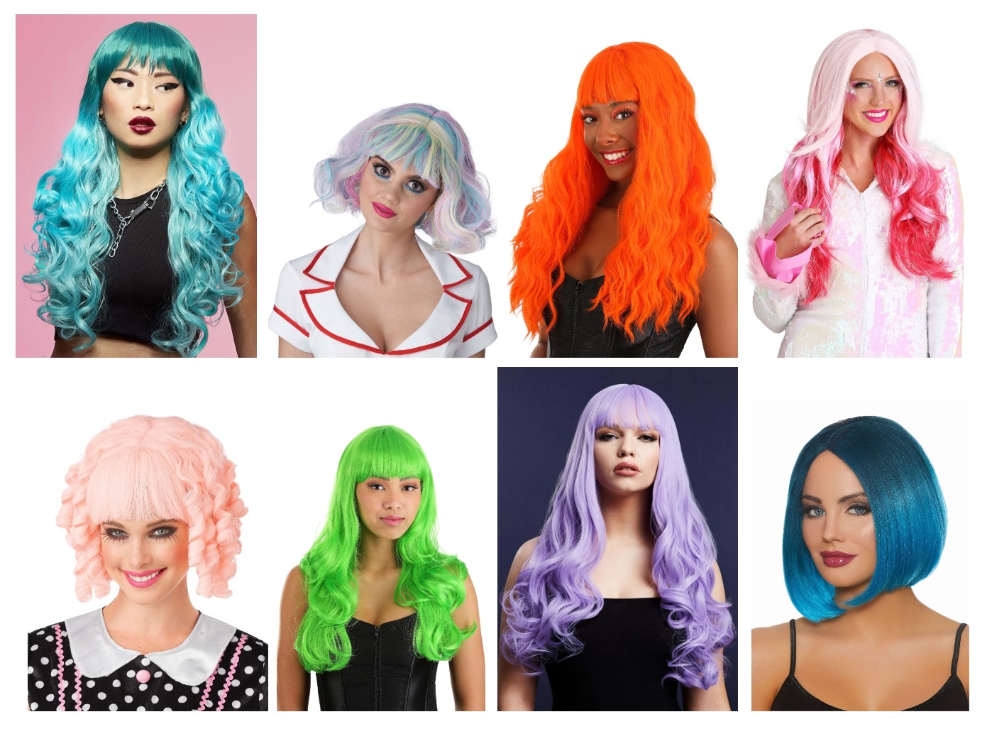 Candy-Colored Wigs