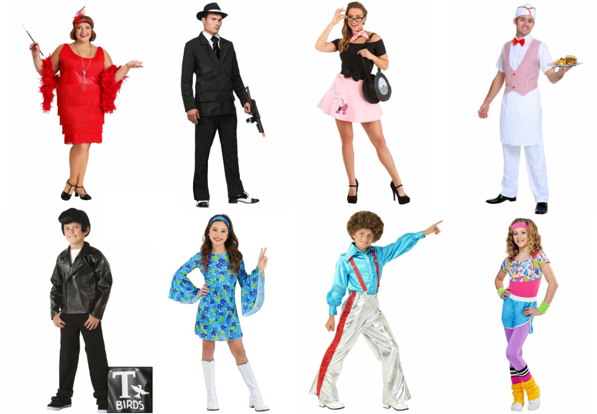 Inexpensive Decade Costumes