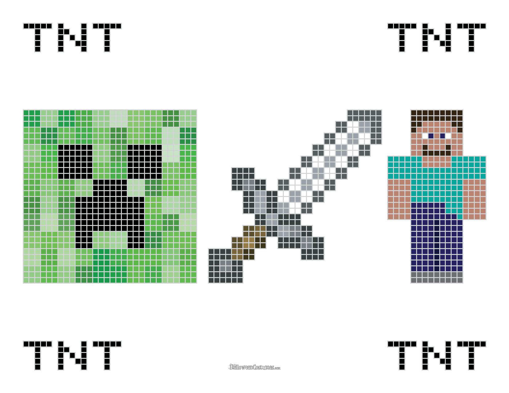 Minecraft Cross Stitch Pattern