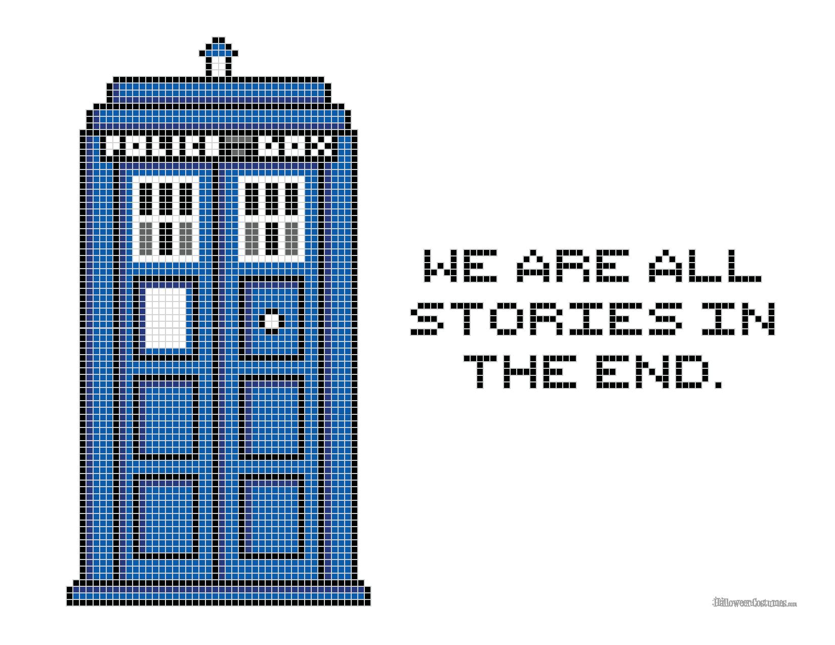 Doctor Who Cross Stitch Pattern