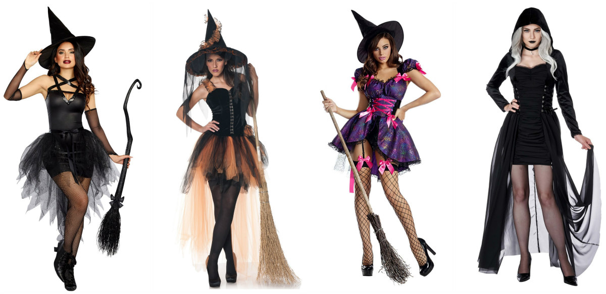 Spooky High Low Dress Costumes