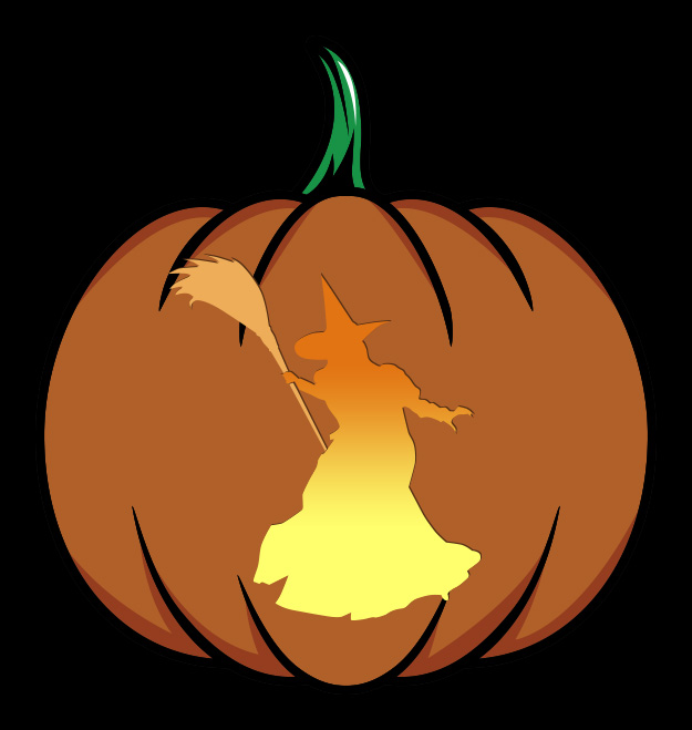 Wicked Pumpkin Stencil