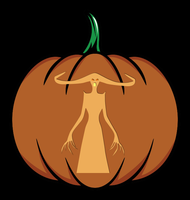 Ghostbusters: Frozen Empire Pumpkin Stencil