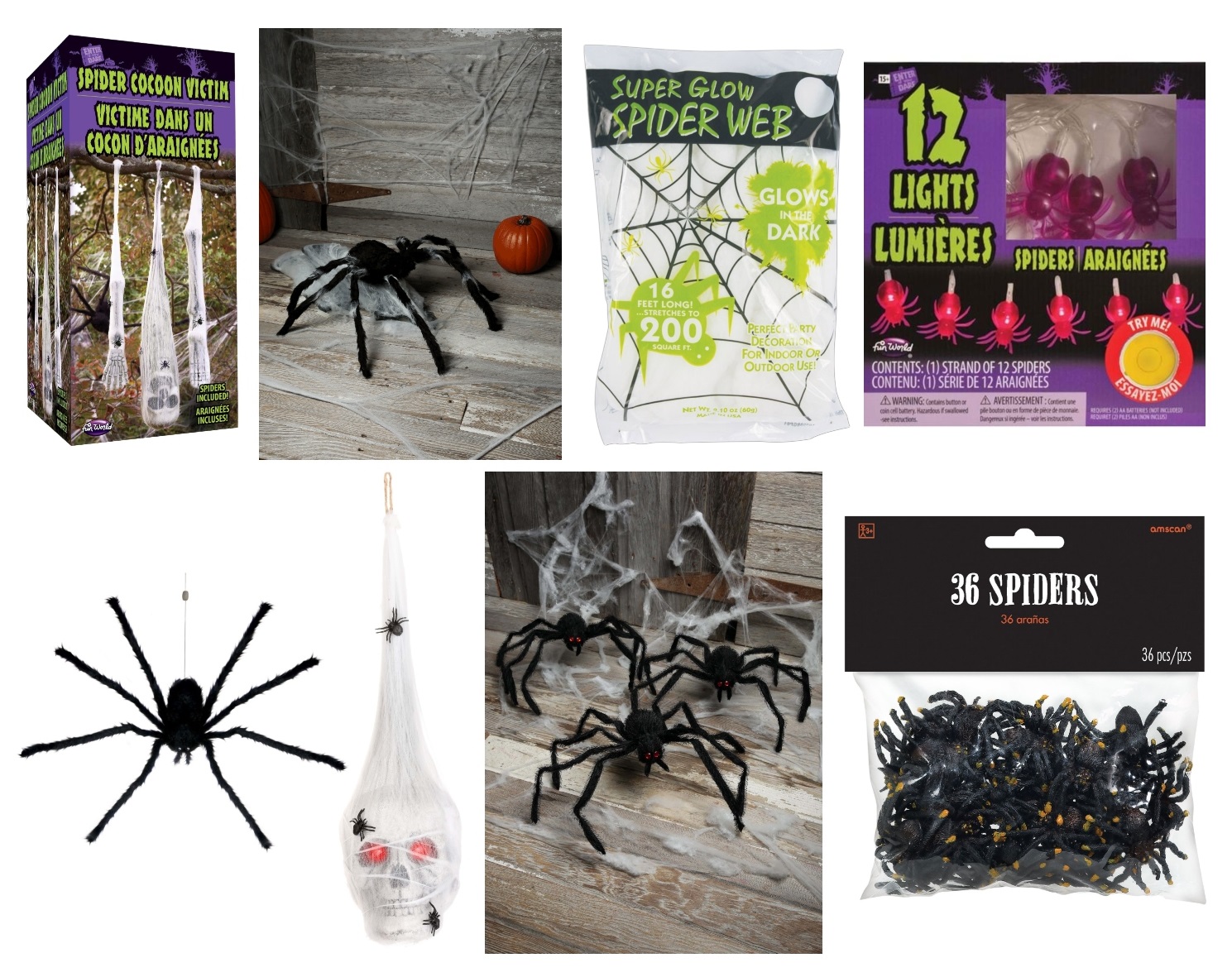 Halloween Spider Decorations