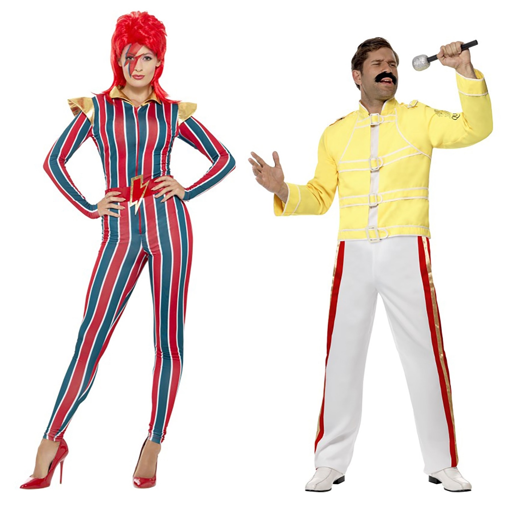 David Bowie and Freddie Mercury Costumes