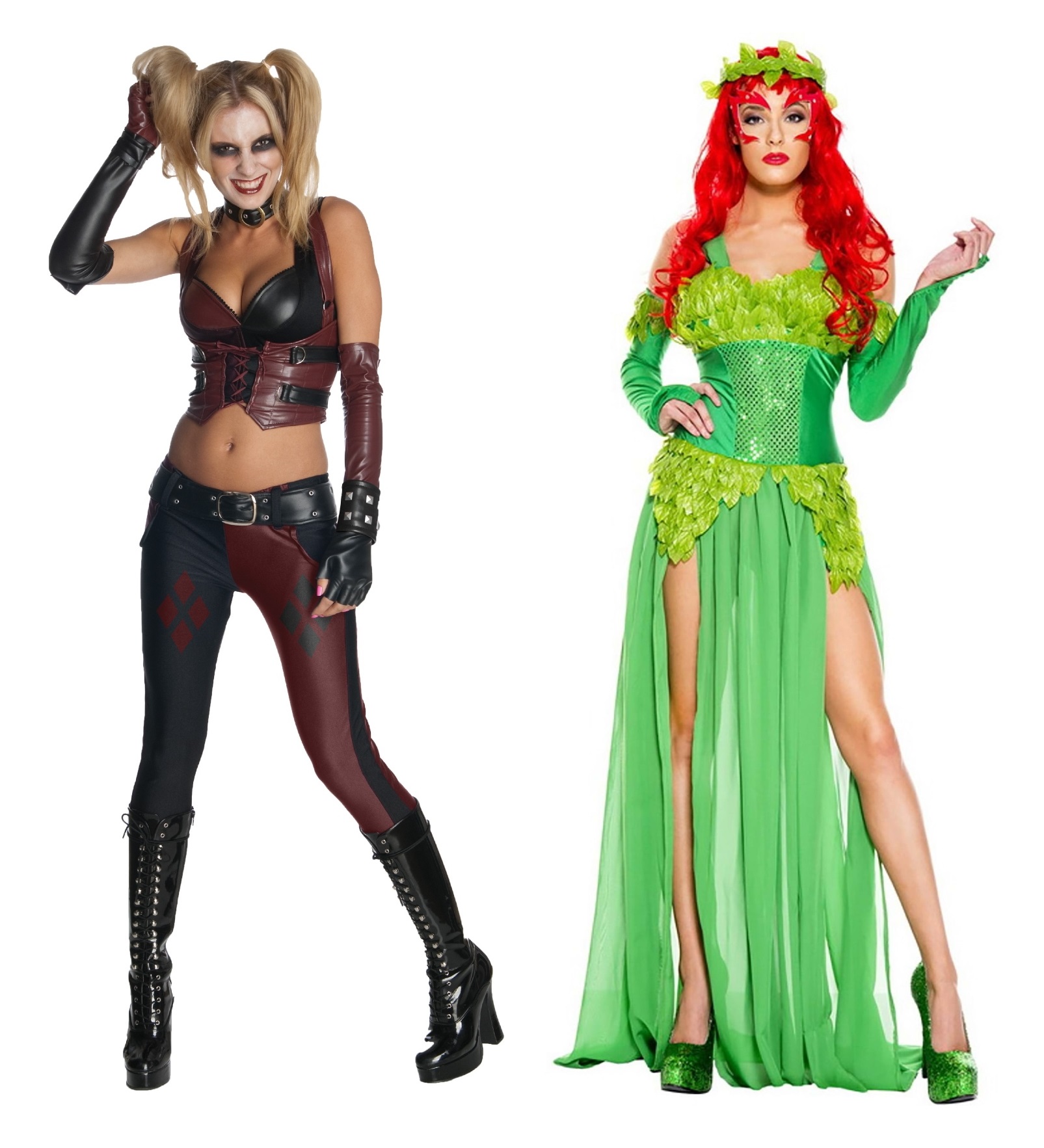 Harley Quinn and Poison Ivy Costumes