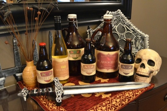 Game of Thrones Printable Wine and Beer Labels