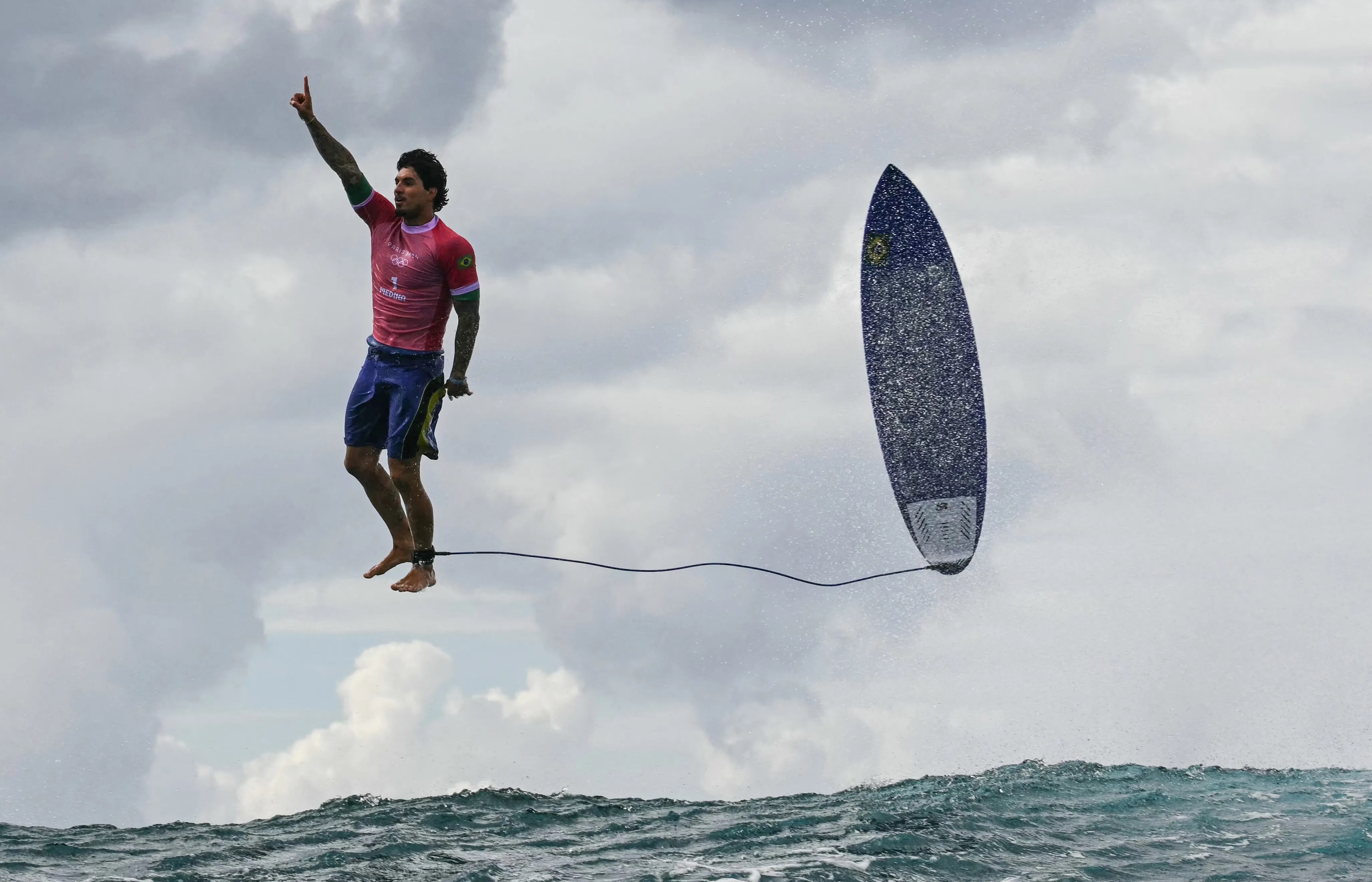 Gabriel Medina Surfing