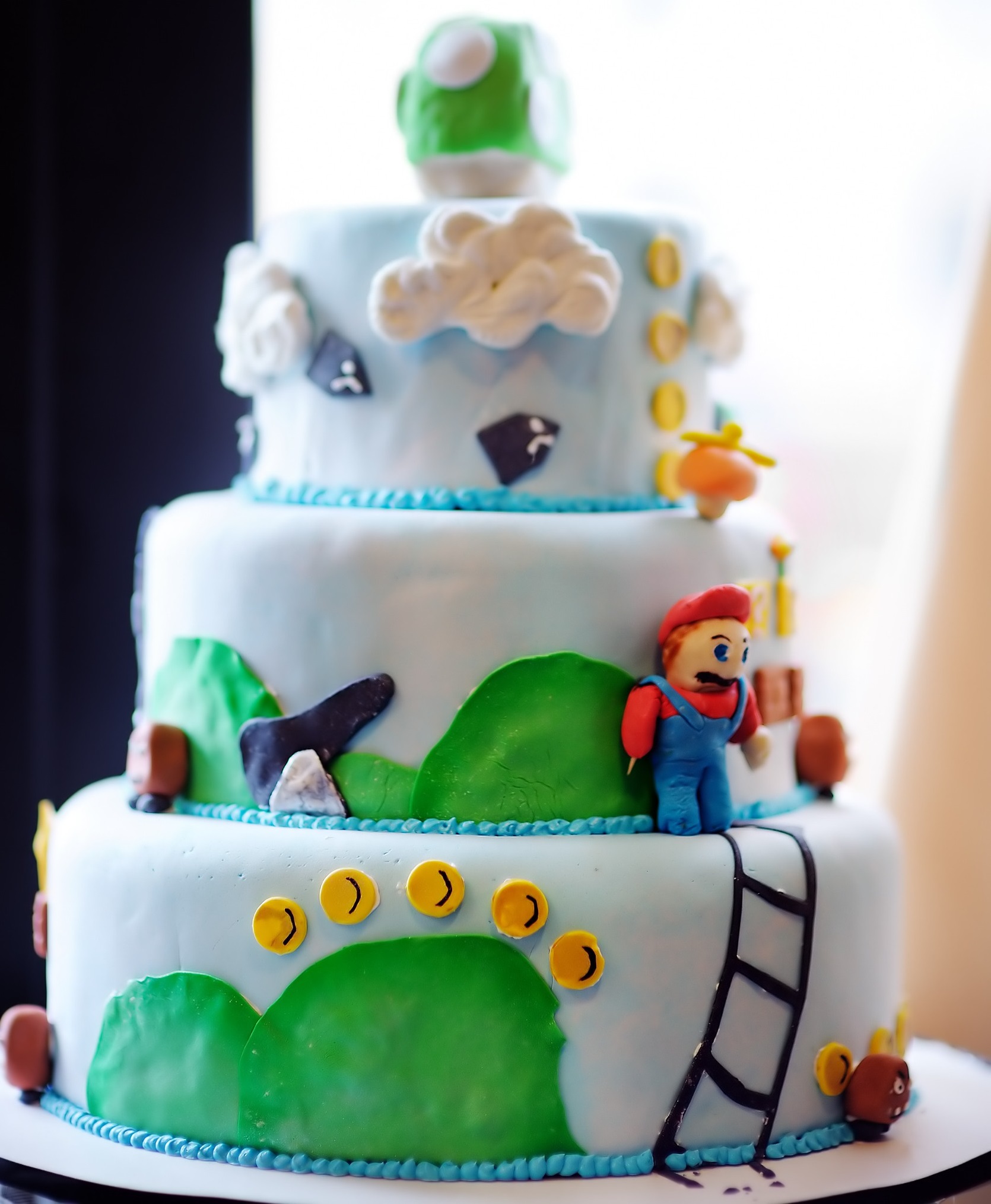Mario Party Cake