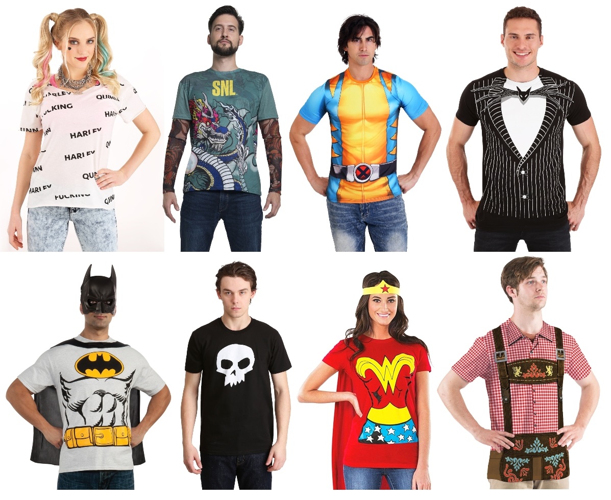 T shirt cheap dress halloween costumes