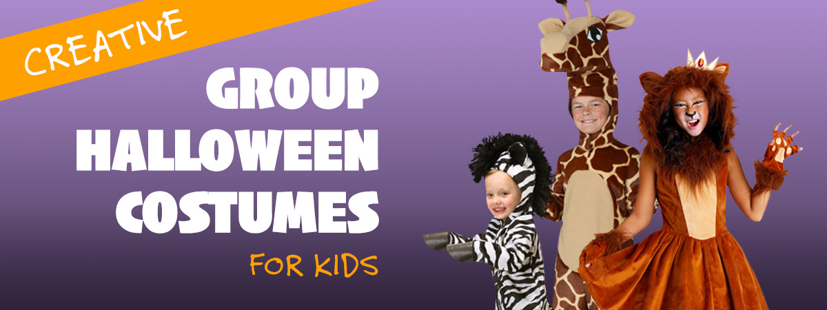 Creative Group Halloween Costumes for Kids
