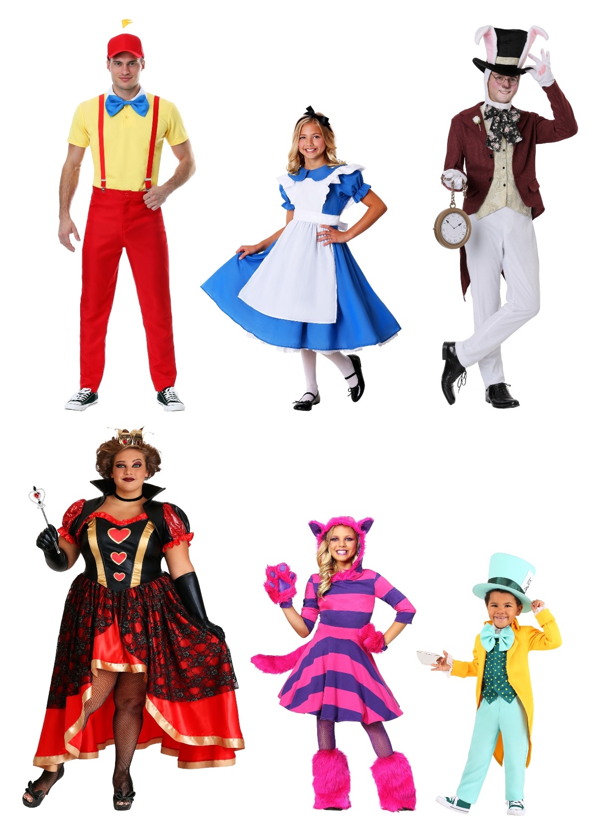 Alice in Wonderland Makeup Looks: 5 Halloween Costumes for a Group