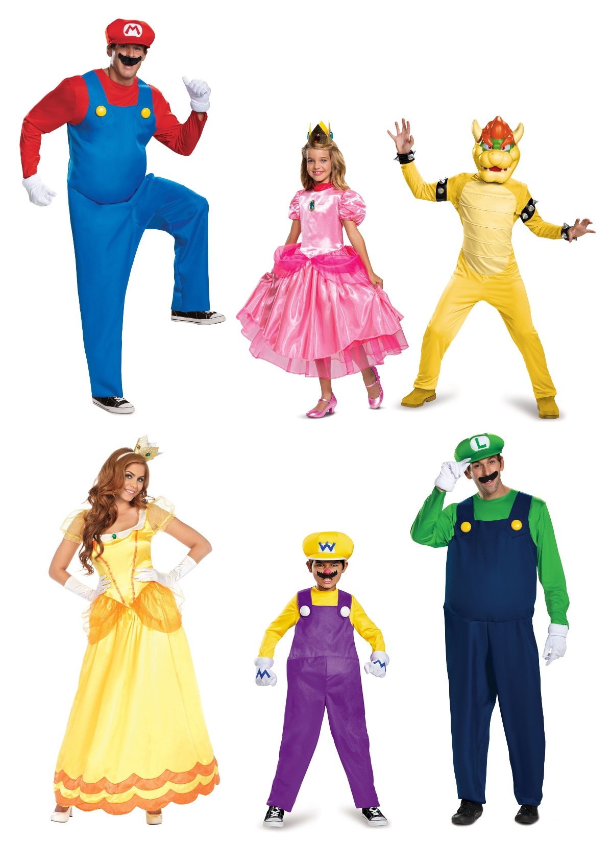 Group Super Mario Bros. Costumes