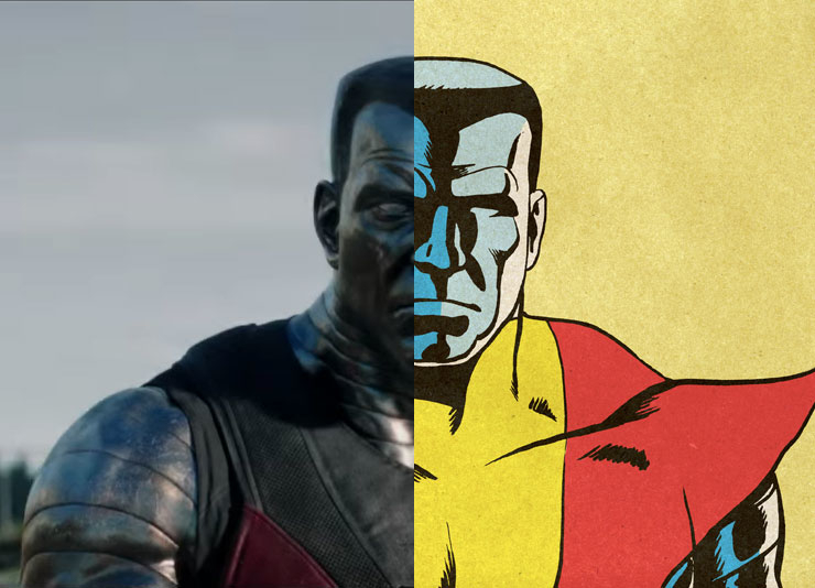 Colossus Movie vs. Comics Comparison