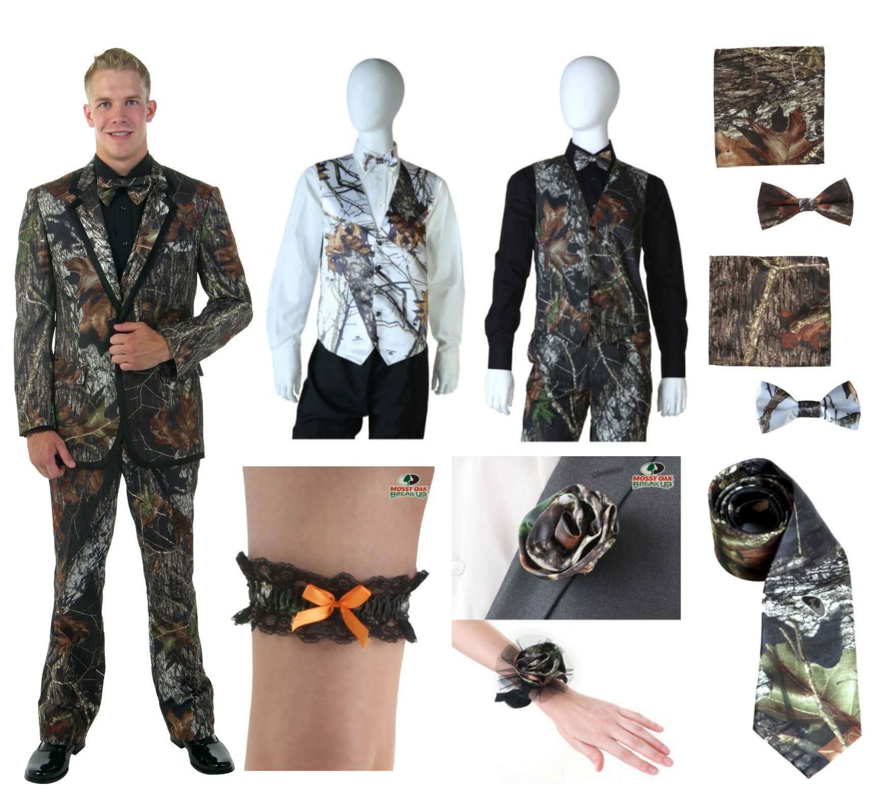 Camo and Mossy Oak Tuxedos