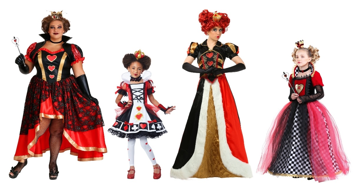 Queen of Hearts Halloween Costumes
