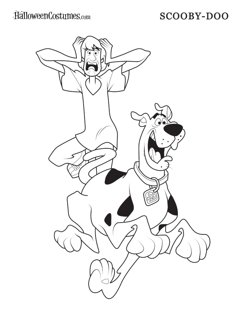 Scooby-Doo Coloring Page