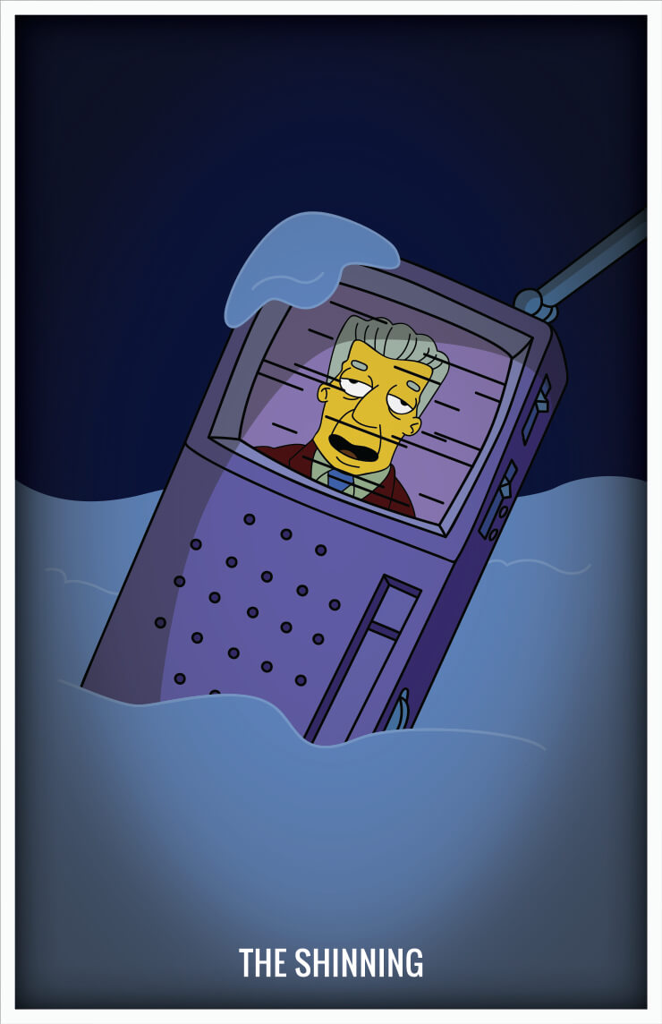 Simpsons the shinning tv