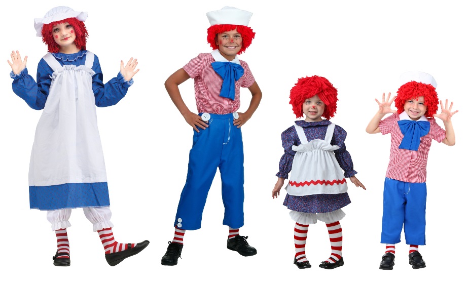 Andy and Raggedy Ann Costumes