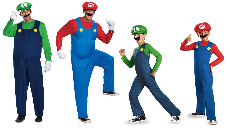 Luigi and Mario Costumes