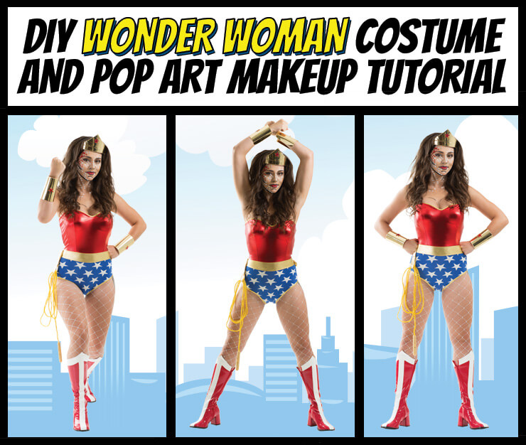 wonder woman makeup tutorial