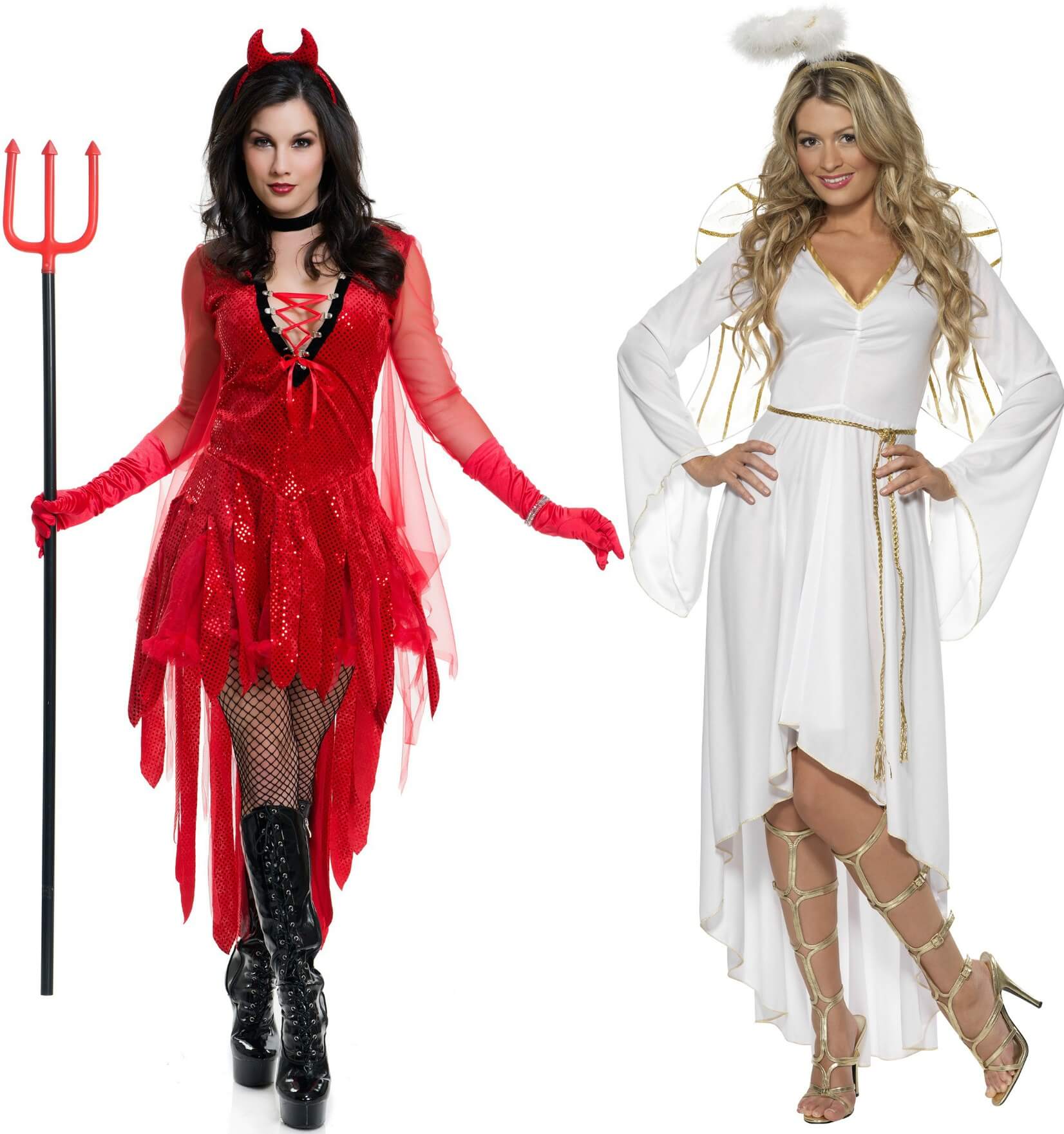 Costume Ideas For BFFs Halloween Costumes Blog   Angel And Devil Bff Costumes 