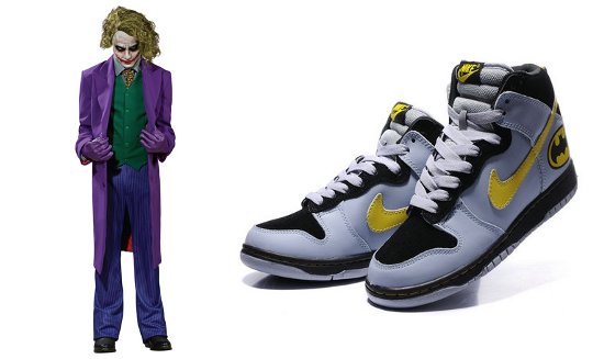 Joker with Batman Nikes