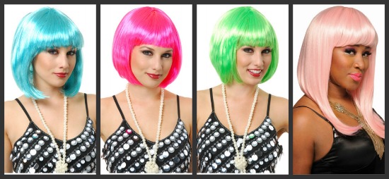 Colorful Wigs With Bangs