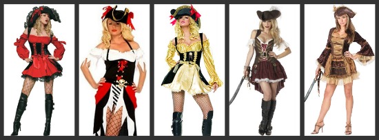 Sexy Pirate Halloween Costumes