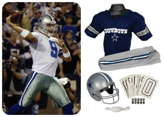 Buy your Tony Romo Halloween costumes right here.